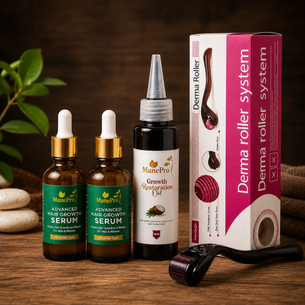 ManePro Hair Growth Product Display